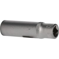 1/4" Sechskant-Stecknuss, lange Ausführung, 10 mm