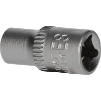 1/4" Torx-E-Stecknuss, E8
