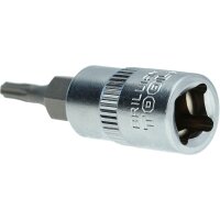 1/4" Torx-Bit-Stecknuss, mit Stirnlochbohrung, TB9