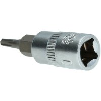 1/4" Torx-Bit-Stecknuss, mit Stirnlochbohrung, TB10