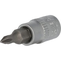 1/4" PH Kreuzschlitz Bit-Stecknuss, PH0