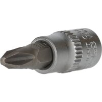 1/4" PH Kreuzschlitz Bit-Stecknuss, PH2