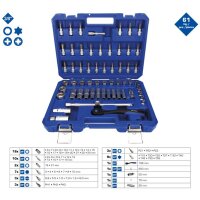 3/8" Steckschlüssel-Satz, 61-tlg