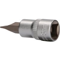 3/8" Schlitz Bit-Stecknuss, 2 x 8 mm