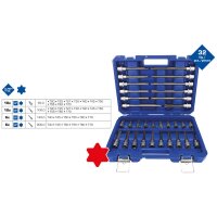 1/2" Bit-Stecknuss-Satz, 32-tlg, Torx-Profil