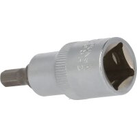 1/2" Innensechskant Bit-Stecknuss, 55 mm lang, 6 mm