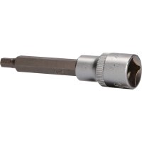 1/2" Innensechskant Bit-Stecknuss, 100 mm lang, 6 mm