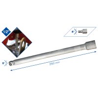 1/2" Schwenkbare Verlängerung, 250 mm