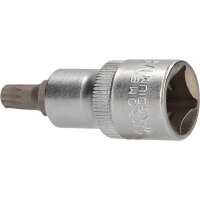 1/2" Vielzahn-Bit-Stecknuss, 55 mm lang, M8