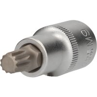 1/2" Vielzahn-Bit-Stecknuss, 55 mm lang, M9