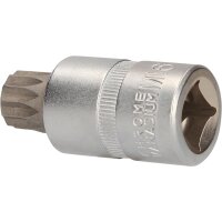 1/2" Vielzahn-Bit-Stecknuss, 55 mm lang, M16