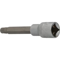 1/2" Vielzahn-Bit-Stecknuss, 100 mm lang, M9