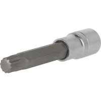 1/2" Vielzahn-Bit-Stecknuss, 100 mm lang, M12