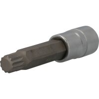 1/2" Vielzahn-Bit-Stecknuss, 100 mm lang, M14