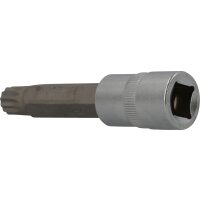 1/2" Vielzahn-Bit-Stecknuss, 100 mm lang, M14