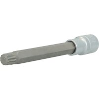 1/2" Vielzahn-Bit-Stecknuss, 140 mm lang, M12