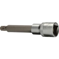 1/2" Torx-Bit-Stecknuss, 100 mm lang, T45