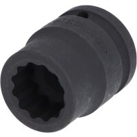 3/4" Kraft-Stecknuss Zwölfkant, 24 mm, kurz
