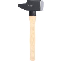 Schlosserhammer mit Hickory-Stiel, 2500 g, französische Form