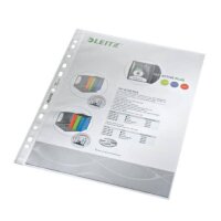 4790 Prospekthülle Standard, A4, PP, genarbt, 0,09 mm, dokumentenecht, farblos, 100 Stück