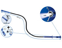 Krallengreifer mit Magnet und LED, formbar