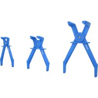 Schlauch-Abklemm-Zangen-Satz, 90&deg; abgewinkelt, 3-tlg