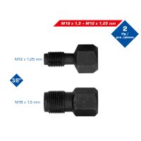 Reparaturwerkzeug für Lambdasonden-Gewinde, M18 x 1,5 mm, M12 x 1,25 mm, 2-tlg