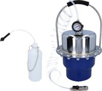 Druckluft-Bremsentlüftungsgerät mit Auffangflasche