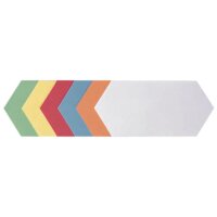 FRANKEN Moderationskarten farbsortiert 9,5 x 20,5 cm, 500...