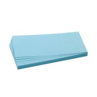 FRANKEN Moderationskarten blau 9,5 x 20,5 cm,