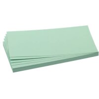 Moderationskarte - Rechteck, 205 x 95 mm, hellgrün,...