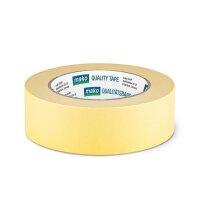 Maler-Abdeckband 80°C (5 Stern), 25 mm x 50 m, gelb