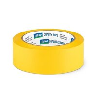 Putz-Abdeckband quergerillt 70°C (3 Stern), 50 mm x 33 m, gelb