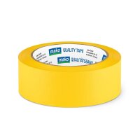 Putzabdeckband gelb, quergerillt KOMFORT 50 mm x 33 m, weich