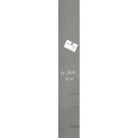 Glas-Magnetboard Artverum - taupe, 12 x 78 cm
