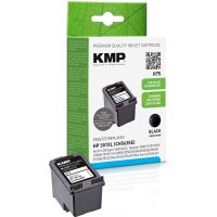 KMP H75  schwarz Druckerpatrone kompatibel zu HP 301XL (CH563EE)