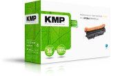 KMP H-T127  cyan Toner kompatibel zu HP 504A (CE251A)