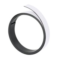 FRANKEN Magnetband wei&szlig; 0,5 cm x 1,0 m, 1 St.