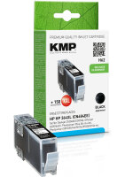 KMP H62  schwarz Druckerpatrone kompatibel zu HP 364XL...