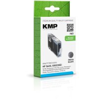 KMP H63  Foto schwarz Druckerpatrone kompatibel zu HP 364XL (CB322EE)