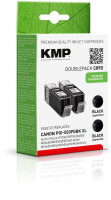 KMP C89D  schwarz Druckerpatronen kompatibel zu Canon 2x PGI-550 XL PGBK