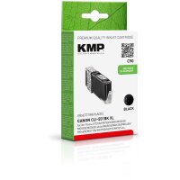 KMP Patrone Canon CLI-551BK XL black 5400 Seiten C90 kompatibel