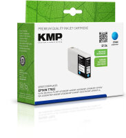 KMP E134  cyan Druckerpatrone kompatibel zu EPSON T7022XL