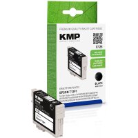 KMP E125  schwarz Druckerpatrone kompatibel zu EPSON T1291L