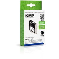 KMP E125  schwarz Druckerpatrone kompatibel zu EPSON T1291L