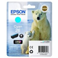EPSON 26 / T2612 (Eisbär) cyan Druc gallery