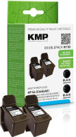 KMP H11D  schwarz Druckerpatronen kompatibel zu HP 2x 56 (C9502AE)