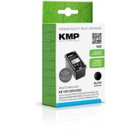 KMP H25  schwarz Druckerpatrone kompatibel zu HP 339 (C8767E)