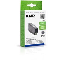 KMP E153  Foto schwarz Druckerpatrone kompatibel zu EPSON 26XL / T2631XL