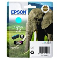 EPSON 24 / T2422 (Elefant) cyan Druckerp gallery